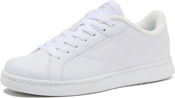 Clean white women's sneakers